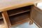 Low Danish Modern Brutalist Sideboard in Oak, 1950s 10