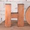 Large Vintage Italian Hotel Letters in Copper, 1960s, Set of 5 5