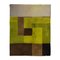 Tapis Cubes Space Age Vert, 1970s 4