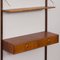 Mid-Century Floating Desk Wall Unit in Rosewood by Hansen and Guldborg, Denmark, 1960s 12