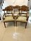 Antique Decorated Faux Birds Eye Maple Dining Chairs, 1920, Set of 8 1