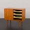 Vintage Danish Teak Cabinet with Sliding Doors by Kai Kristiansen, 1960s 5