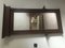 Eklektischer Spiegel aus Holz mit Walnuss Furnier, 1920er 14