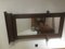 Eklektischer Spiegel aus Holz mit Walnuss Furnier, 1920er 10