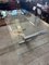 Hollywood Regency Dining Table in Crystal, Brass and Steel, 1970s, Image 7
