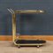 French Brass & Glass 2-Tier Drinks Trolley, 1970s 7