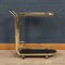 French Brass & Glass 2-Tier Drinks Trolley, 1970s, Image 7