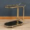 French Brass & Glass 2-Tier Drinks Trolley, 1970s, Image 3