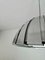 Lámpara de techo de acero atribuida a Elio Martinelli, Italia, años 60, Imagen 3