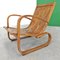 Art Deco Bauhaus Italian Rationalist Wooden Curve Chair, 1930s, Image 1