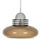 Space Age Brown and White Pendant Lamp, 1970s, Image 2