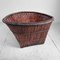 Japanese Smoked Bamboo Basket, 1940s 9