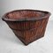 Japanese Smoked Bamboo Basket, 1940s 10