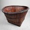 Japanese Smoked Bamboo Basket, 1940s 1