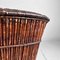 Japanese Smoked Bamboo Basket, 1940s 4