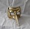 Gold Bronze Venice Carnival Mask, 1960s 31