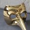 Gold Bronze Venice Carnival Mask, 1960s 25