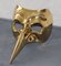 Gold Bronze Venice Carnival Mask, 1960s 7