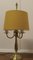French Brass Triple Desk Lamp, 1960s 1