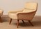 Wool and Oak Lounge Chairs attributed to Leif Hansen for Kronen, Denmark, 1960s, Set of 2, Image 5
