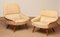 Wool and Oak Lounge Chairs attributed to Leif Hansen for Kronen, Denmark, 1960s, Set of 2 7