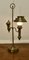 Lámpara de mesa de latón, años 60, Imagen 8