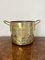 Antique Victorian Circular Brass Coal Bucket, 1880s 5
