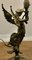 Figurale Empire Tischlampe aus Bronze mit Sirene, 1890er 6