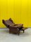Poltrona Chesterfield reclinabile vintage marrone fatta a mano, Immagine 19