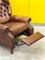 Poltrona Chesterfield reclinabile vintage marrone fatta a mano, Immagine 10