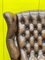 Poltrona Chesterfield reclinabile vintage marrone fatta a mano, Immagine 15