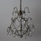 Small Crystal & Bronze Chandelier, 1960s 1