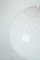 Italian Round Ceiling Lamp in Verano Glass, 2000s, Image 7