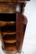 Ovaler Sockelschrank aus Mahagoni mit Schnitzereien, 1820er 3