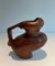 Brutalistic Pitcher in Carved Wood, 1950s, Image 1