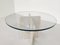 Mid-Century Modern Glass and Travertine Dining Table, Italy, 1970s 9