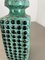 Turquoise Fat Lava Dots Ceramic Vase from VEB Haldensleben, Germany, 1970s 12