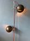 Mid-Century Space Age Brown Eyeball Floor Lamp, 1970s 2