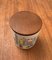 Mid-Century German Ceramic Box or Cookie Jar with Teak Lid from SMF Schramberg Keramik, 1960s 5