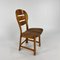 Vintage Modernist Oak Dining Chairs, 1960s, Set of 4 3