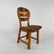 Vintage Modernist Oak Dining Chairs, 1960s, Set of 4 4