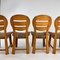Vintage Modernist Oak Dining Chairs, 1960s, Set of 4 2