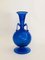 Blue Blown Glass Vase attributed to Fratelli Toso, 1930s 1