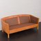 Vintage 2,5 Sitzer Ledersofa in Cognac von Mogens Hansen, Dänemark, 1970er 9