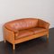 Vintage 2,5 Sitzer Ledersofa in Cognac von Mogens Hansen, Dänemark, 1970er 8