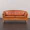 Vintage 2.5 Seater Cognac Leather Sofa by Mogens Hansen, Denmark, 1970s, Image 4