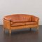 Vintage 2,5 Sitzer Ledersofa in Cognac von Mogens Hansen, Dänemark, 1970er 1