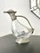 French Art Deco Duck Decanter Pitcher in Crystal and Pewter, France, 1940s 3