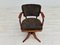 Danish Lambskin Swivel Chair with Tilt Function from Ehapa Møbelfabrikken, 1940s, Image 7