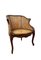 19th Century French Louis XV Style Carved Bergere Desk Armchair in Cane 1